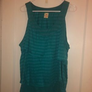 Plus size Teal Sleeveless Top